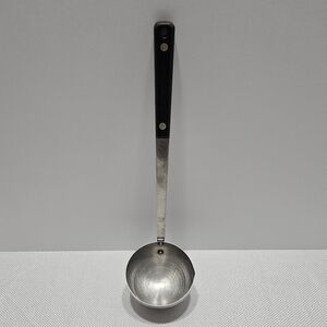 Vintage Flint Arrowhead Stainless USA Soup Ladle Riveted Handle Kitchen Utensil